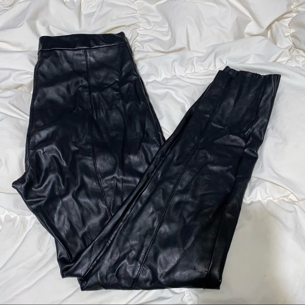 HM leather pants
